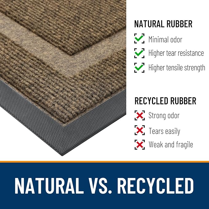OLANLY Front Door Mat Indoor Outdoor Entrance, Waterproof All-Season, - Image 5