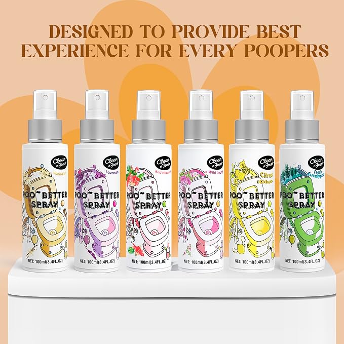 Clean-n-Fresh Toilet Spray 6.8 Fl.Oz, Vanilla Scent, Natural Plant Essential - Image 6