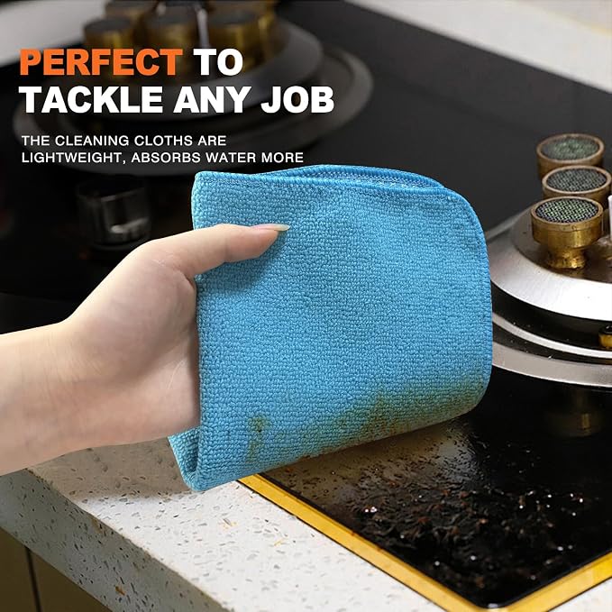 KinHwa Kitchen Washcloths for Dishes Absorbent Microfiber Dish Cloths Quick Dry - Image 5