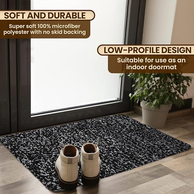 Premium Microfiber Indoor Door Mat – 20"x30" Washable Entry Mat, Waterproof - Image 3