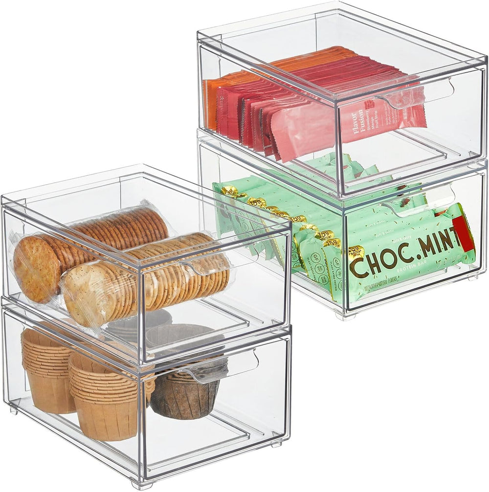 mDesign Stackable Storage Containers Box