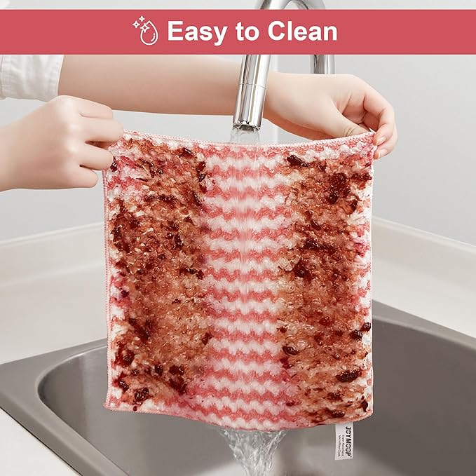 JOYMOOP Microfiber Cleaning Cloths – 18 Pack, Super Absorbent Towels - Image 8