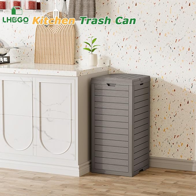 Outdoor Trash Can, 31 Gallon Garbage Can - Image 7