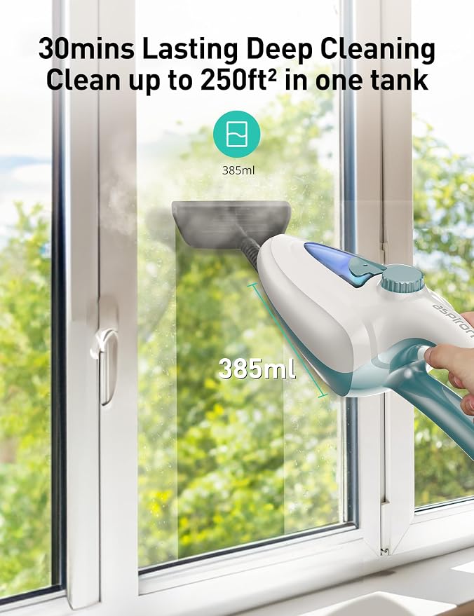 12-in-1 Steam Mop, Fast 15-Sec Heat-Up, 1500W Detachable Handheld Steam Cleaner - Image 6