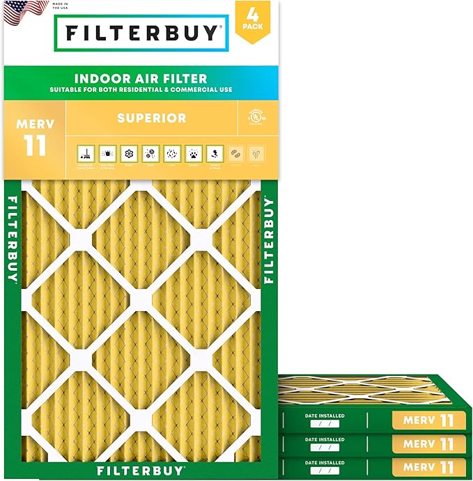 Filterbuy 16x36x1 Air Filter MERV 11 Allergen Defense Replacement, by Filterbuy