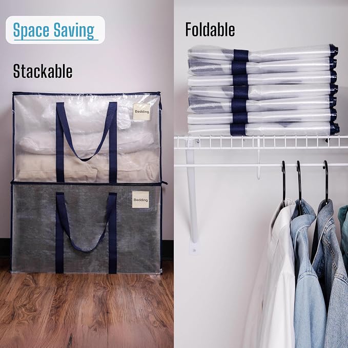 VENO 6 Pack Moving and Storage Bags, Heavy Duty, Alternative to Moving Boxes - Image 8