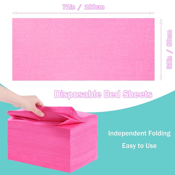 Disposable Bed Sheets for Massage Table 200 Pcs 31" x 71" Waterproof Massage - Image 7