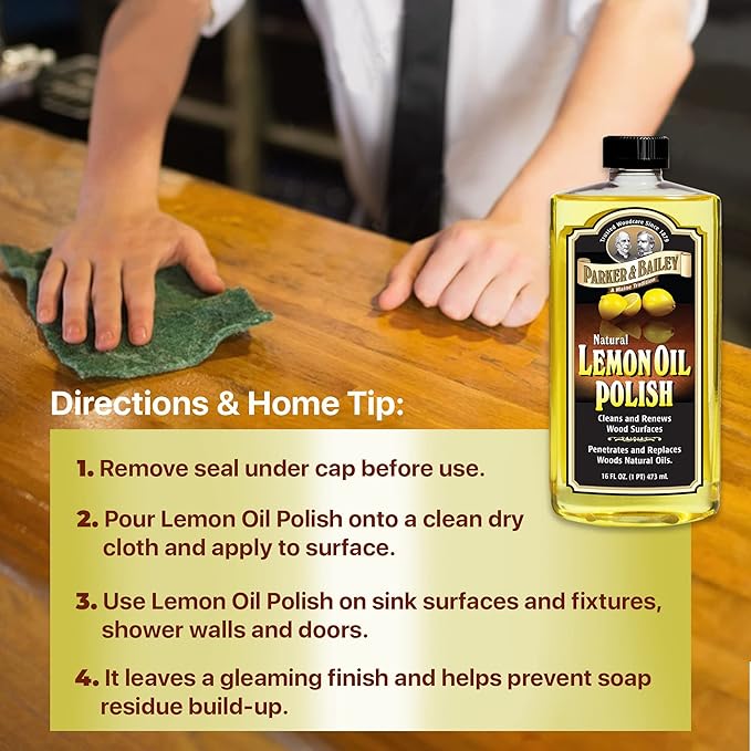 PARKER & BAILEY LEMON OIL POLISH - Image 4