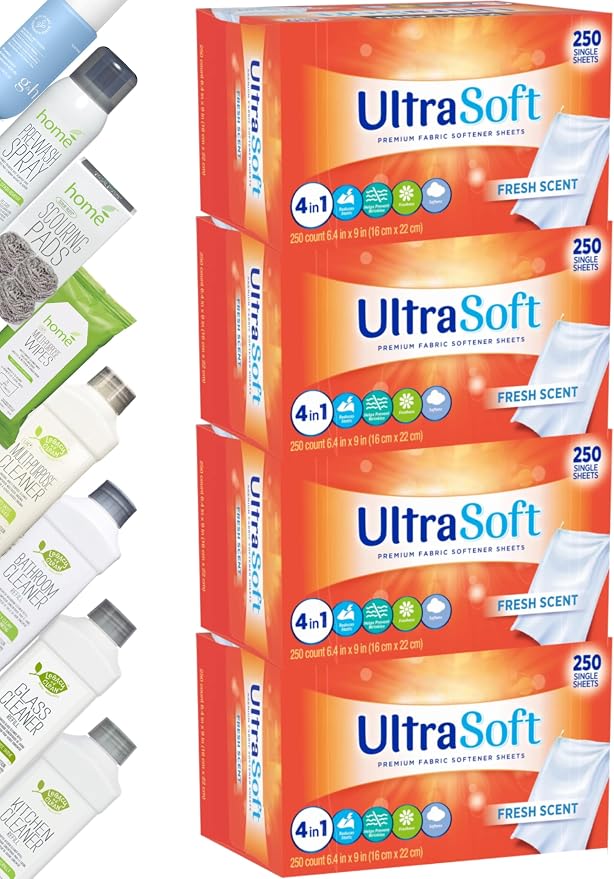 200 Single Laundry Dryer Sheetsw/ Easy Dispenser Box Packaging, Household - Image 5