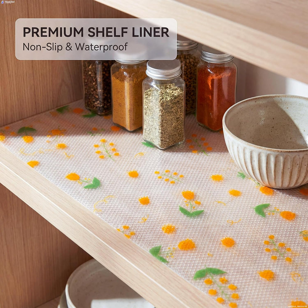 Beautysaid Shelf Liner Non Adhesive — EVA Drawer & Cabinet Liner, Waterpr...
