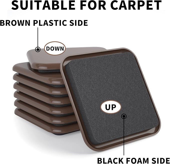 Furniture Sliders, Heavy Duty Furniture Movers Sliders, Reusable Furniture - Image 4