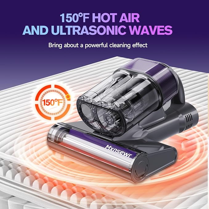 Mattress Vacuum Cleaner, 18Kpa Handheld Bed Vacuum Cleaner - Image 6
