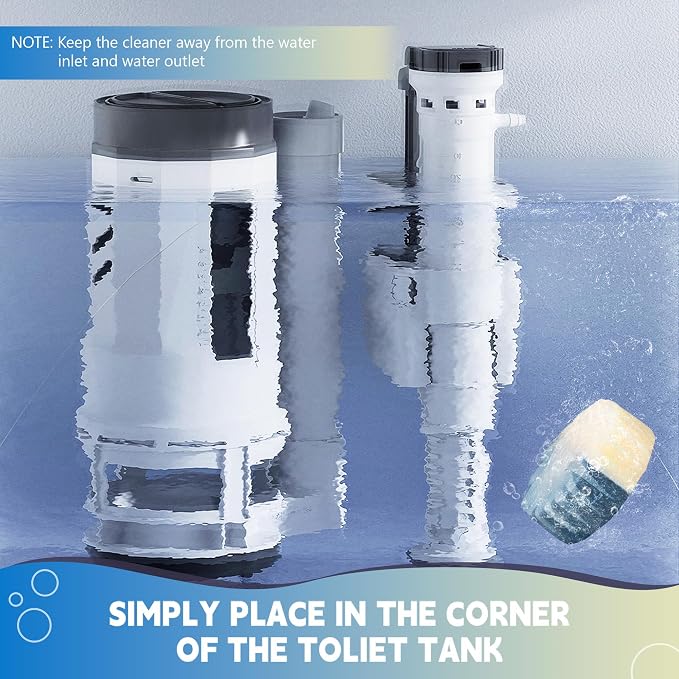 Toilet Bowl Cleaner Tablets, Automatic Toilet Bowl Cleaners, Long-Lasting - Image 3
