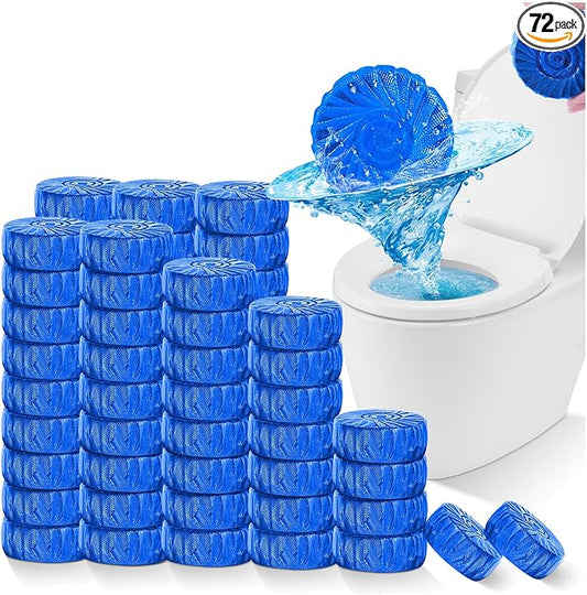 KIISIISO Toilet Bowl Cleaners Tablet 72 PACK, Automatic Toilet Cleaners by Long-lastingCleanToilet