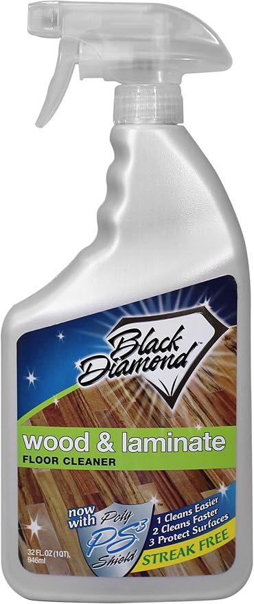 Black Diamond Stoneworks Wood & Laminate Floor Cleaner- Ready to Use Non-Toxic by BlackDiamondStoneworks