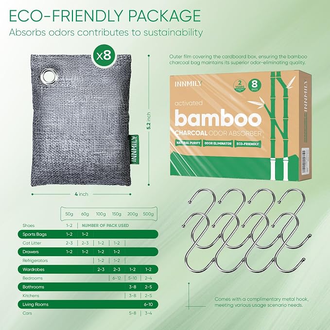 Activated Charcoal Odor Absorber, Odor Eliminator - Image 9