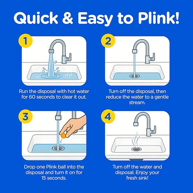 COMPAC HOME Plink Garbage Disposal Cleaner and Deodorizer, Air Fresheners - Image 8