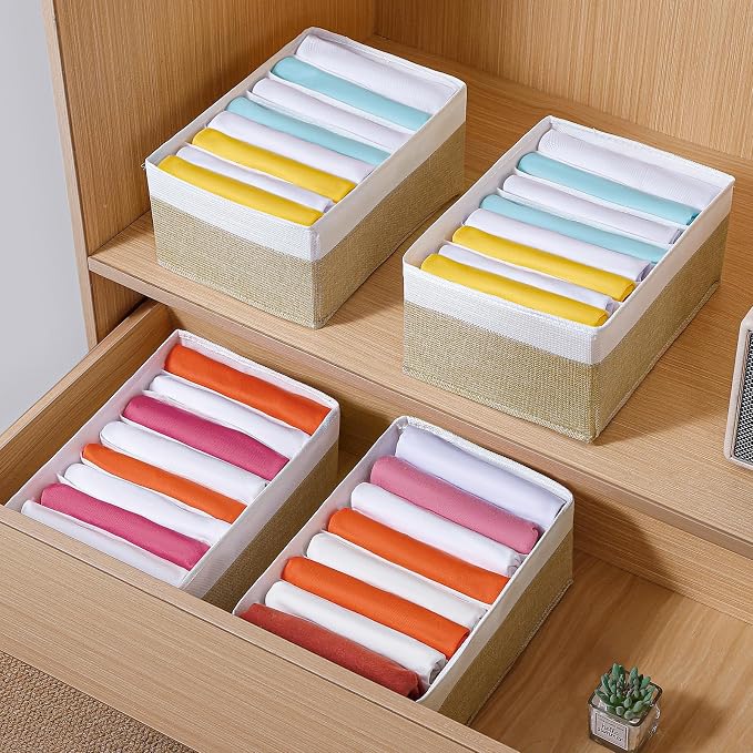4 Packs T-shirt Drawer Organizers - Image 5