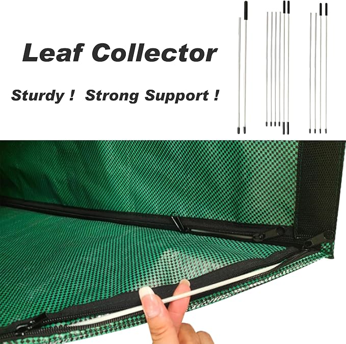 Mobile Trash Bag Holder Outdoor Lawn Leaf Bag Holder - Image 7