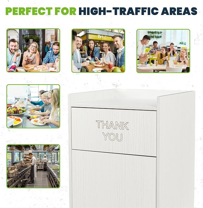 Alpine Restaurant Trash Can Cabinet - Image 9