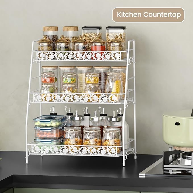 3-Tier Large Size Storage Rack, Counter Organiztion - Image 5