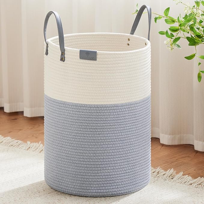 VIPOSCO Tall Laundry Basket, Large Dirty Clothes Hamper by VIPOSCO
