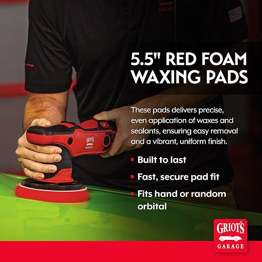 Griot's Garage 5.5” Red Foam Waxing Pads - Image 2