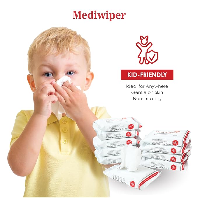 Mediwiper - 160 Wipes Alcohol-Free Sanitizing Wipes Disinfecting Large - Image 4