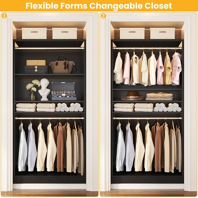Unikito 3FT Freestanding Closet System - Image 3