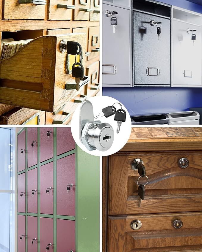 Cabinet Locks, Cylinder Locks, Zinc Alloy Cam Lock - Image 7