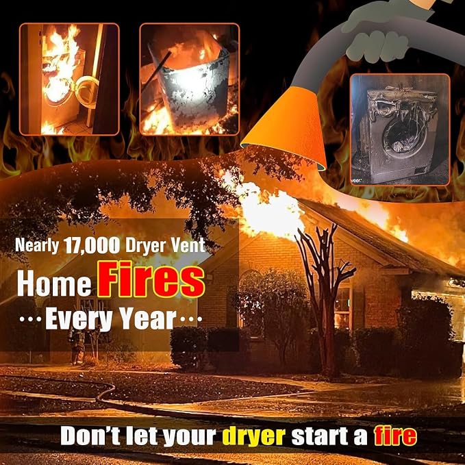 Sealegend Upgrade Dryer Vent Cleaner Kit Vacuum Hose Attachment Compatible - Image 7