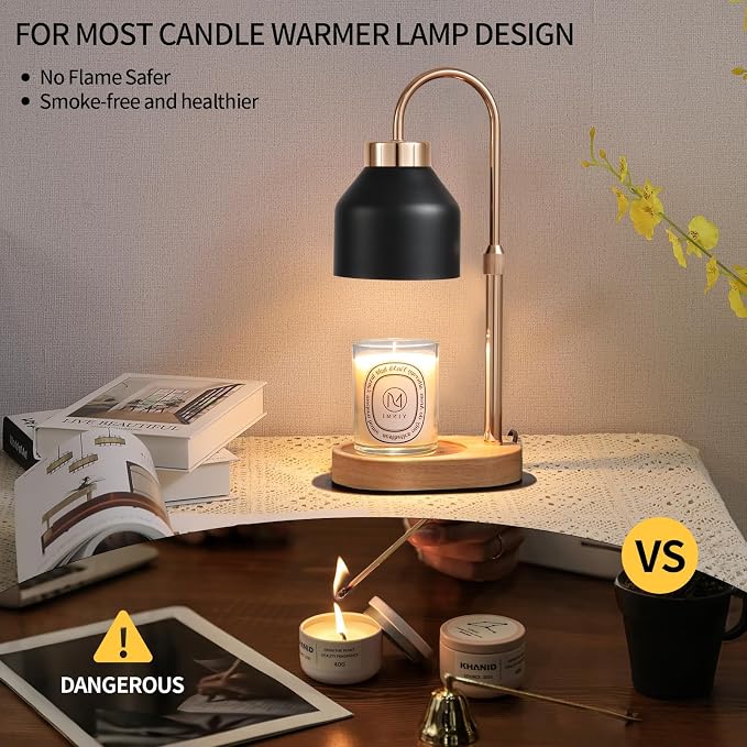 Candle Warmer Lamp with Dimmer and Timer, Home Decor Lamp - Image 4