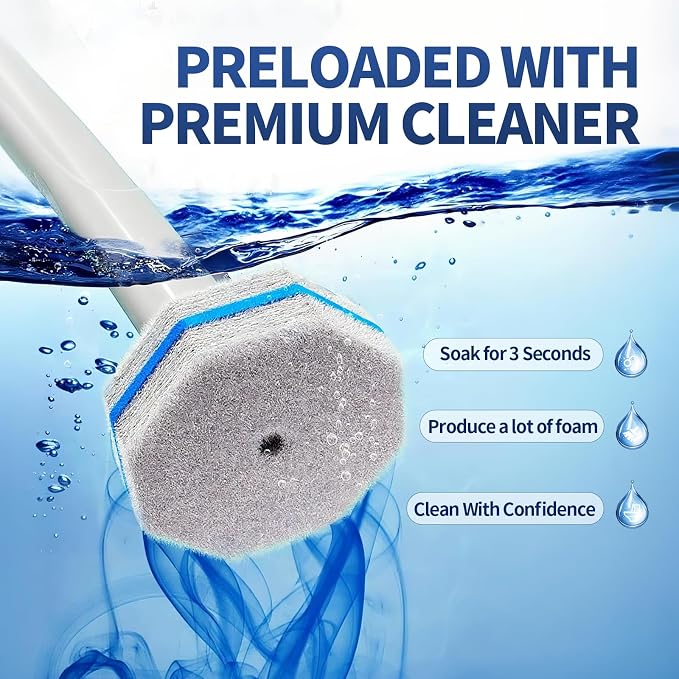 60PCS Toilet Wand Refills Compatible - Image 2