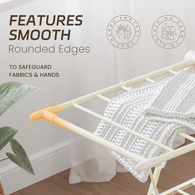 GameGem Clothes Drying Rack, Drying Rack Clothing, Foldable Laundry Drying Rack - Image 4