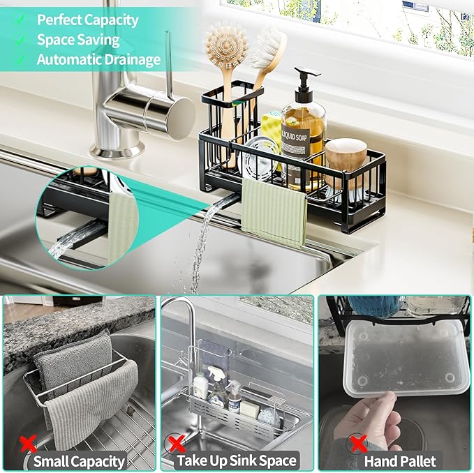 HapiRm Sponge Holder for Kitchen Sink - Image 7