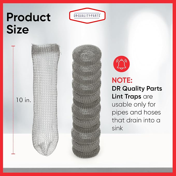 Washing Machine Lint Trap – Stainless Steel Hose Filter, Mesh Drain Catcher - Image 6