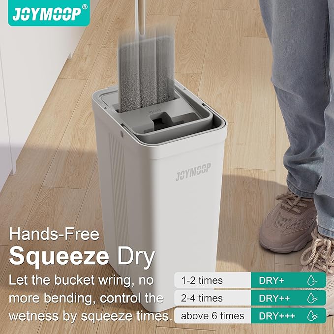 JOYMOOP Hands-Free Self-Cleaning Microfiber Mop and Bucket - Image 2