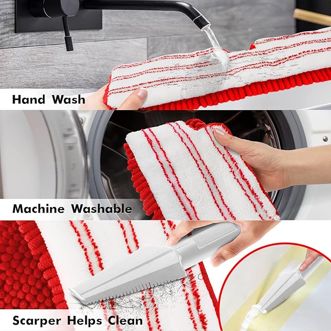 MASTERTOP Microfiber Mop for Floor Cleaning, Hardwood Dust Mop, Wet Mopping - Image 6