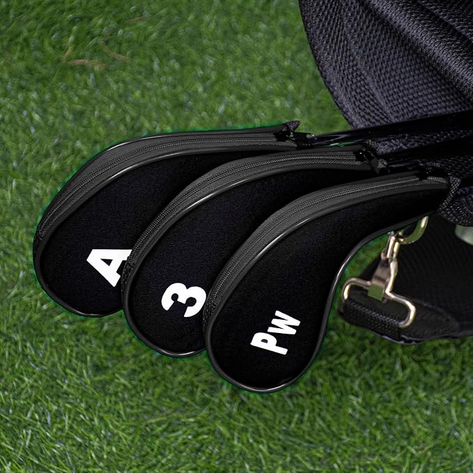 Golf 12pcs Thick Synthetic Golf Iron Head Covers Set Headcover Fit All Brands - Image 6