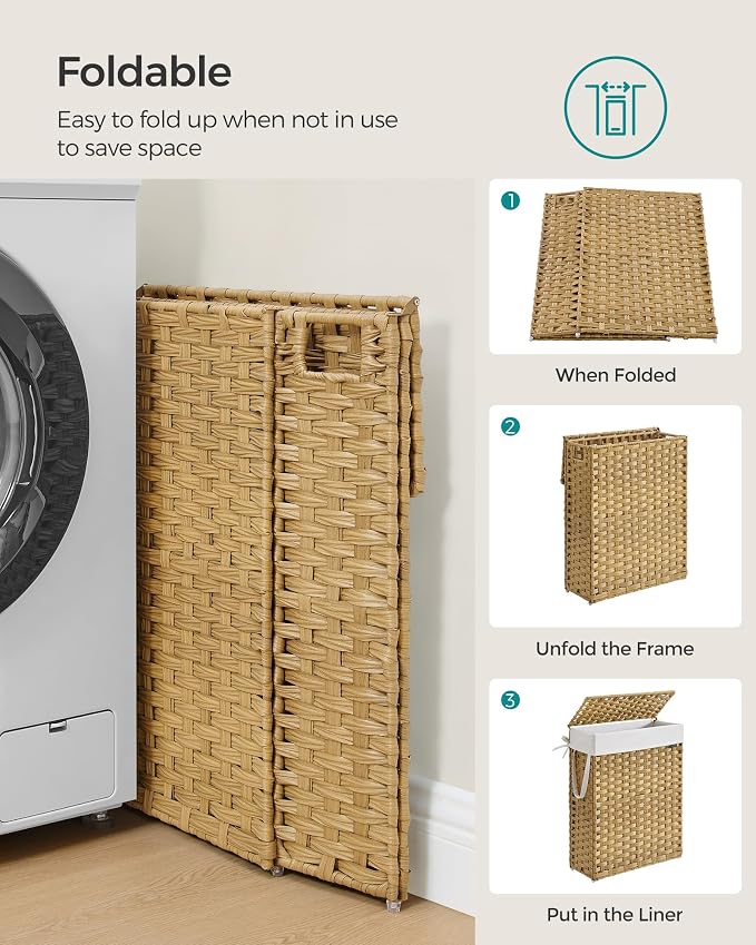 SONGMICS Slim Laundry Hamper - Image 6