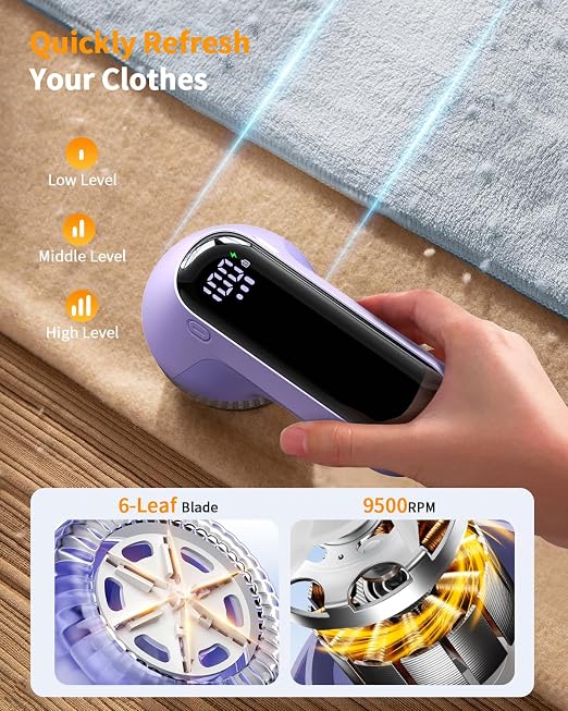 Fabric Shaver, Rechargeable Lint Shaver - Image 2