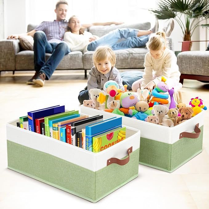 3 Pack Large Capacity Storage Bins Closet Organizer - Image 6