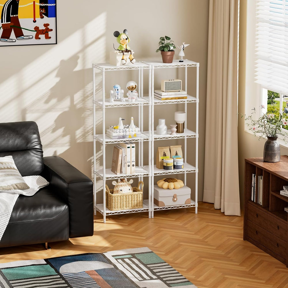SINGAYE Metal Shelves Wire Shelving Storage Standing Adjustable Shelf Unit
