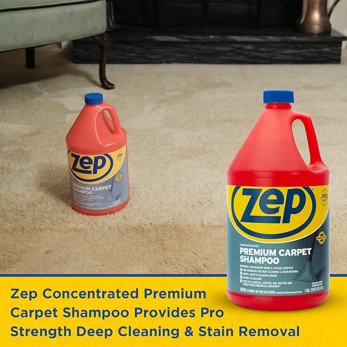 Zep Premium Carpet Shampoo - 1 Gal - ZUPXC128 - Deep Cleaning and Stain Removal - Image 7