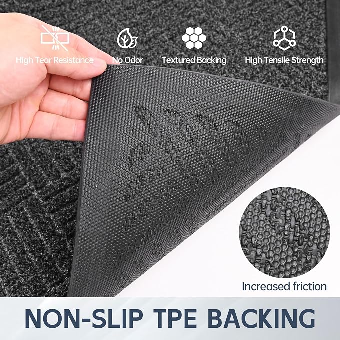 Front Door Mat, Non-Slip Backing Welcome Mats - Image 5