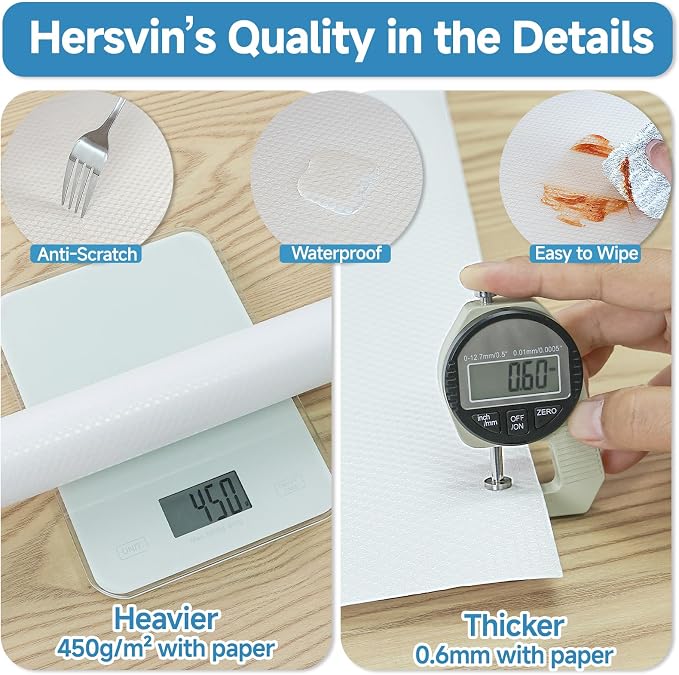 Shelf Liners 16 in x 20 ft Self-Adhesive EVA Drawer Mats, Cupboard Protector - Image 5
