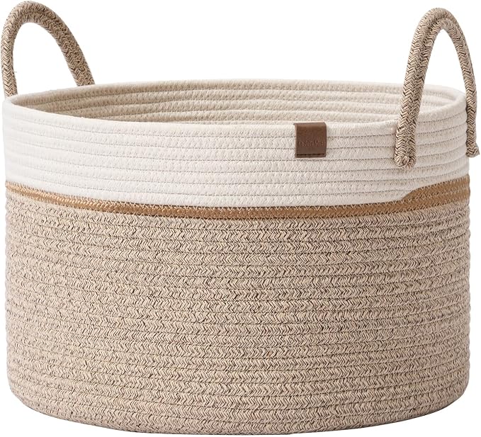 LA JOLIE MUSE Woven Basket Rope Storage Baskets by LaJol%C3%ADeMuse