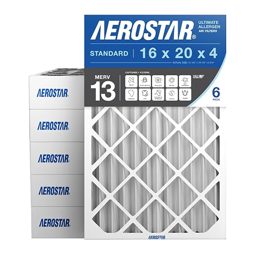 Aerostar 16x20x4 MERV 13 by AirFiltersDelivered