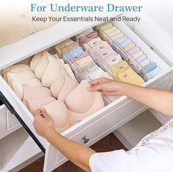 Vtopmart 4 Pack Drawer Dividers - Image 4