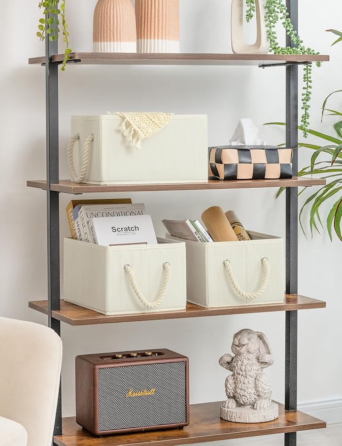 StorageWorks Storage Baskets for Shelves, Foldable Fabric Closet Storage Bins - Image 6